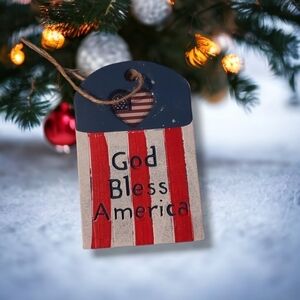 Americana Christmas Ornament